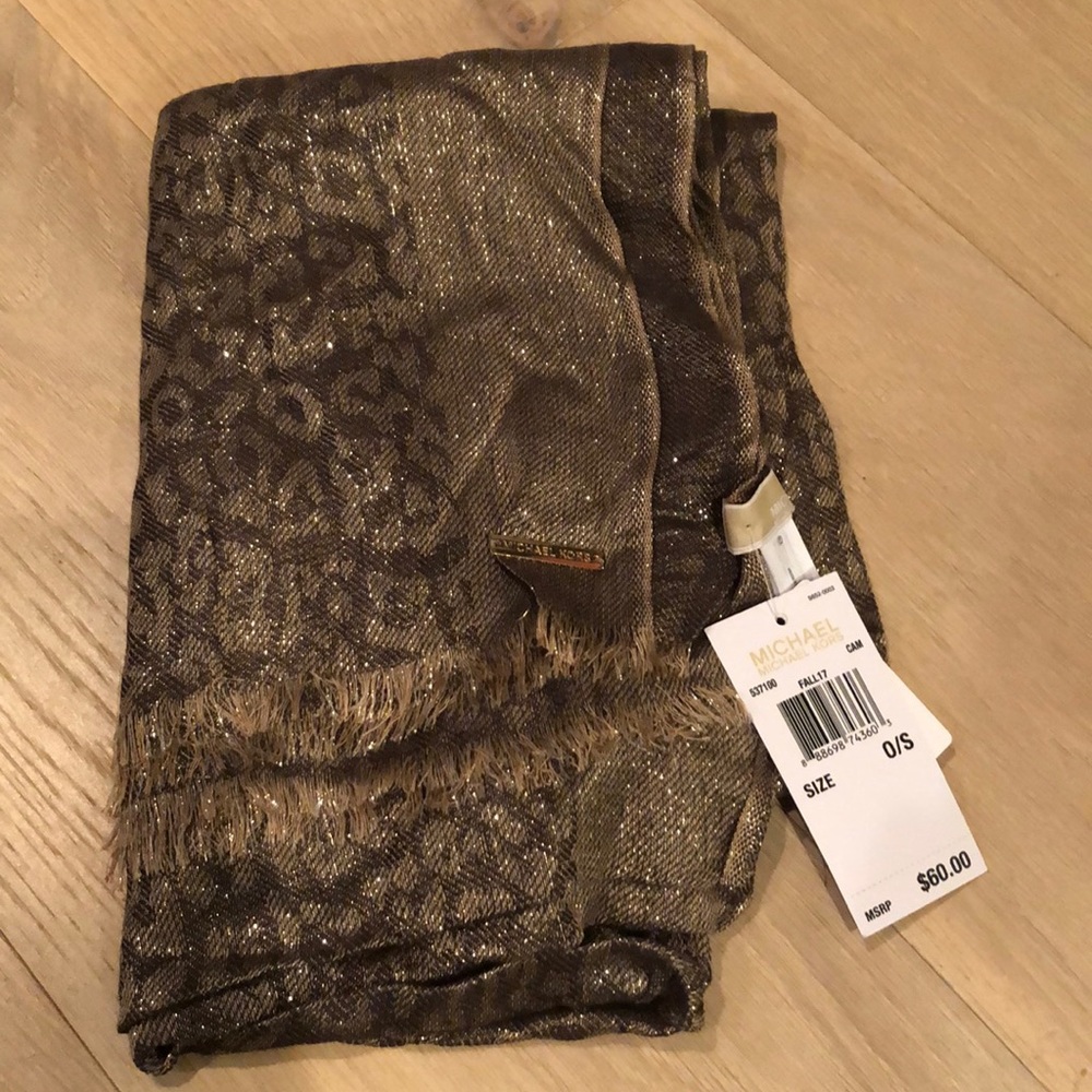 Michael Kors Leopard Scarf